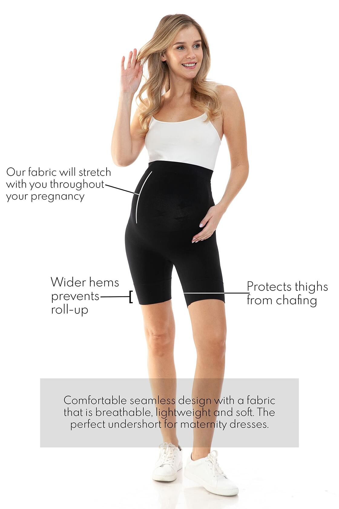 Arinna Maternity Shapewear Pregnancy Underwear Black Legging