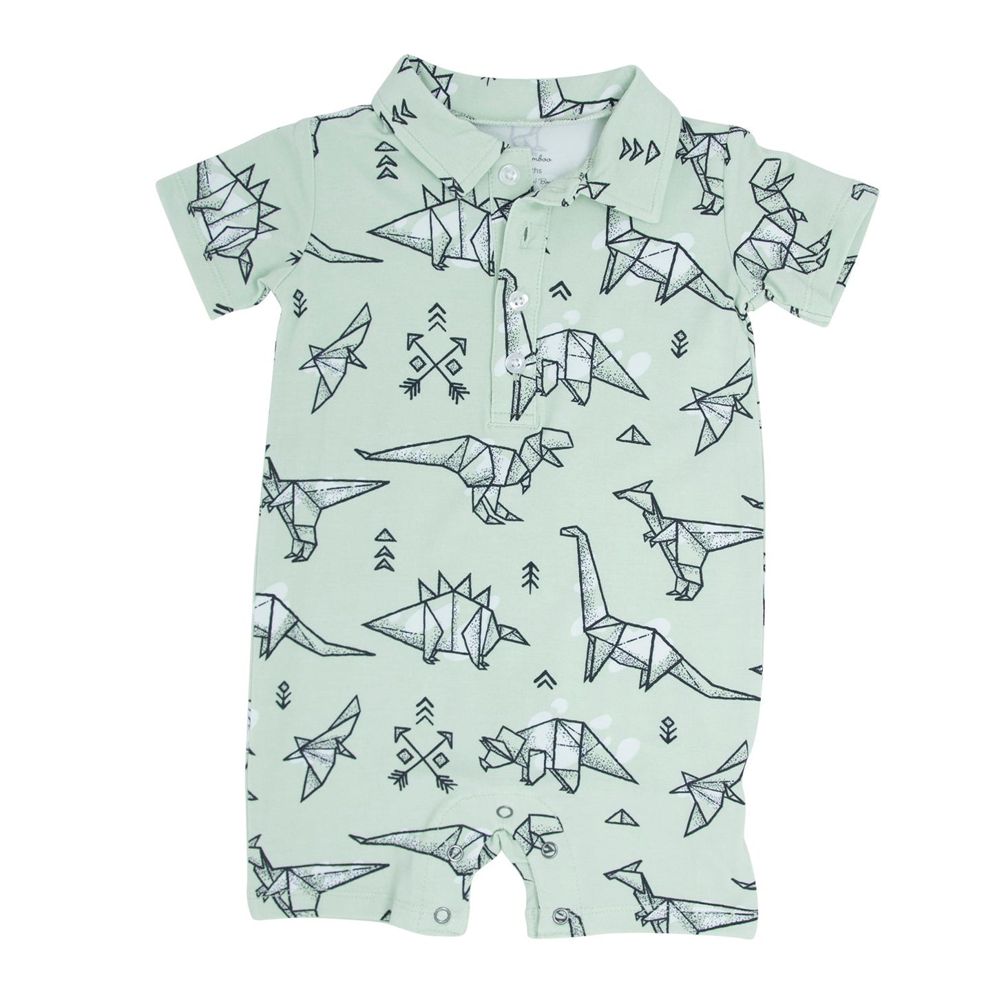 Walter Pure Cotton Elegant Polo Romper