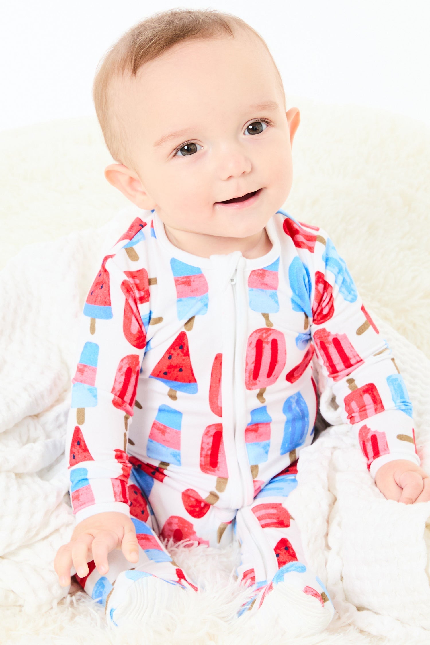 Giovanni Soft & Stretchy Zipper Footie - Popsicles - GuGuTon baby store - Baby Fashion - Toddlers Outfits - Babies Outfits - Toddler Clothes - Kids Clothing - Newborn Clothes - Newborn Wear - Kids Wear - Trending Clothes - Trending Outfits - Fall Fashion - Winter Fashion - Girls Clothes - Boys Clothes - Babies Wear - Kids Accessories - KidsWear - Summer Clothes - Summer Fashion - Summer Trend - Falls Sweaters - Tops - Bottom - Jeans - Blouse - Dresses - Newborn Dresses - Toys