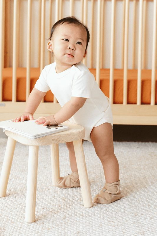 Tate Super Soft Sandstone Stay On Boots