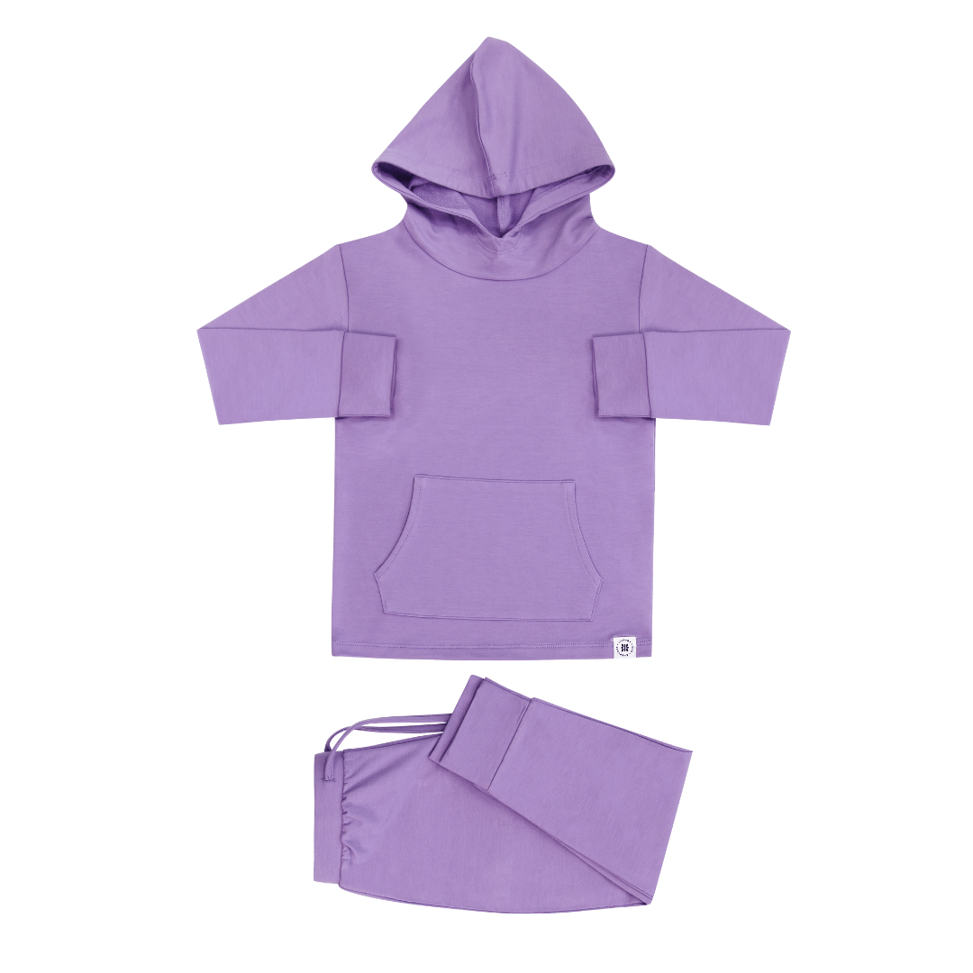 Lolita Purple Lily Hooded Jogger Set