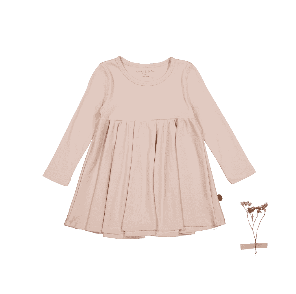 The Long Sleeve Dress - Blush