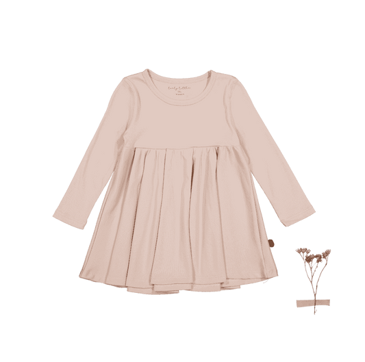The Long Sleeve Dress - Blush