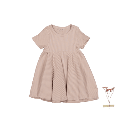 The Short Sleeve Dress - Mauve