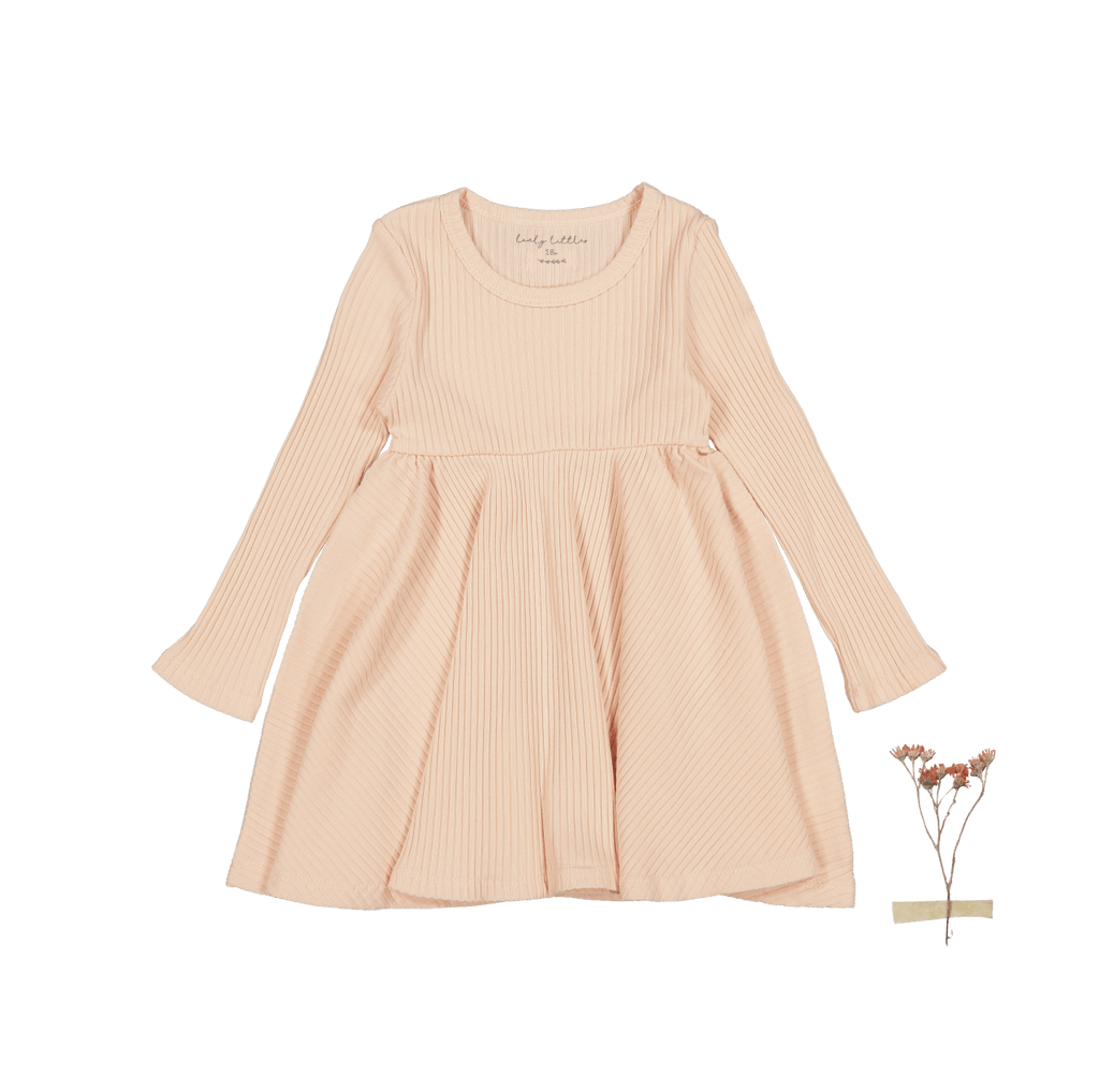 The Long Sleeve Dress - Powder