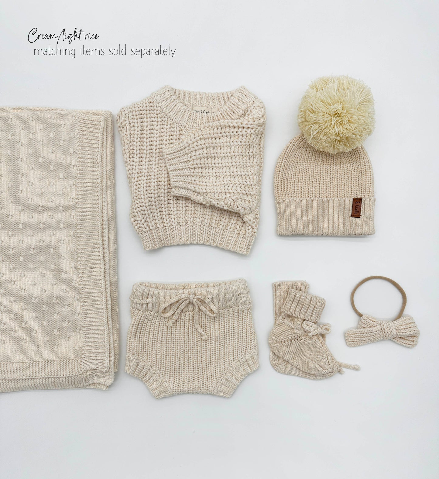Armany Chunky Knit Sweater Pastels