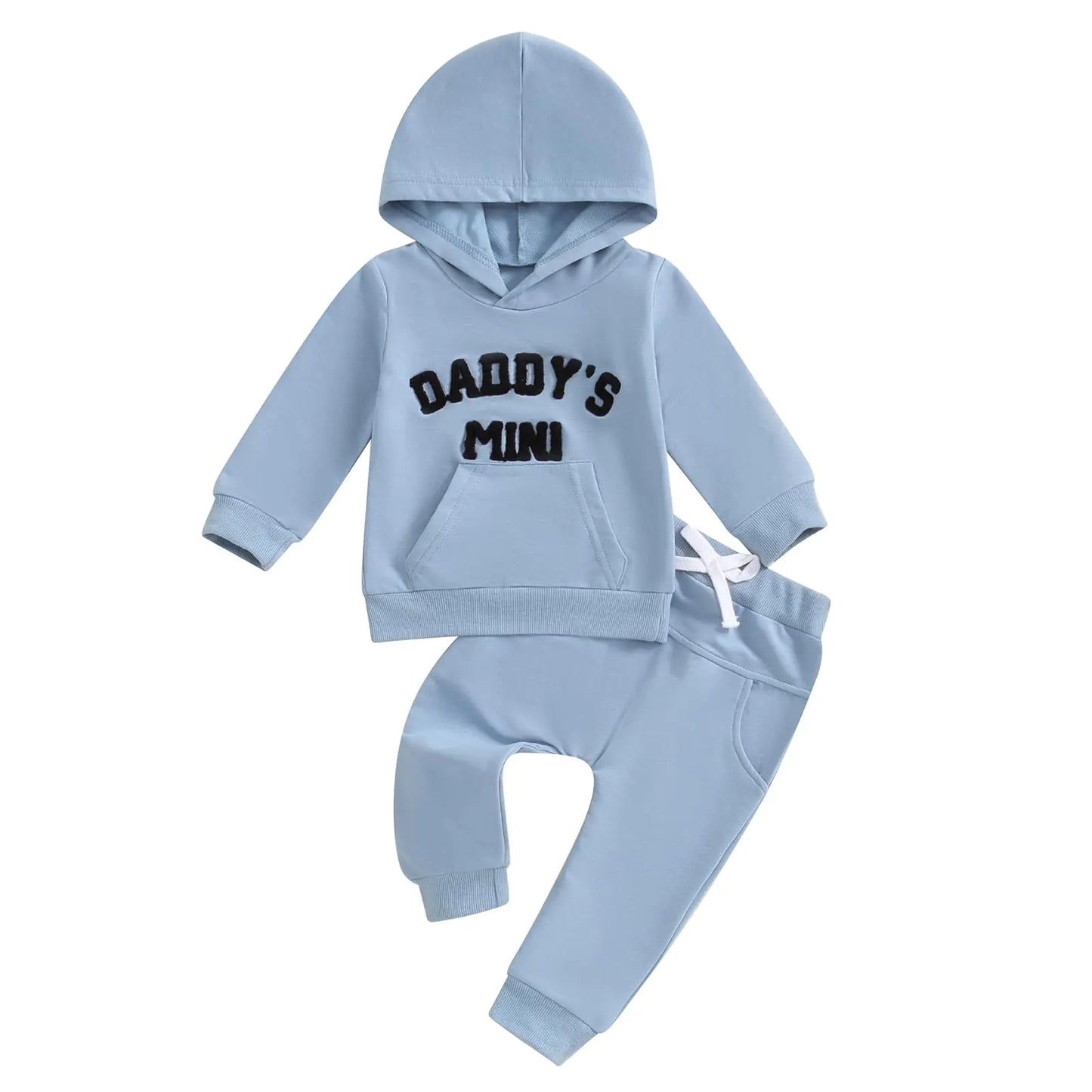 Toddler Baby Boy  Embroidery Hoodie & Joggers 12-18 Months