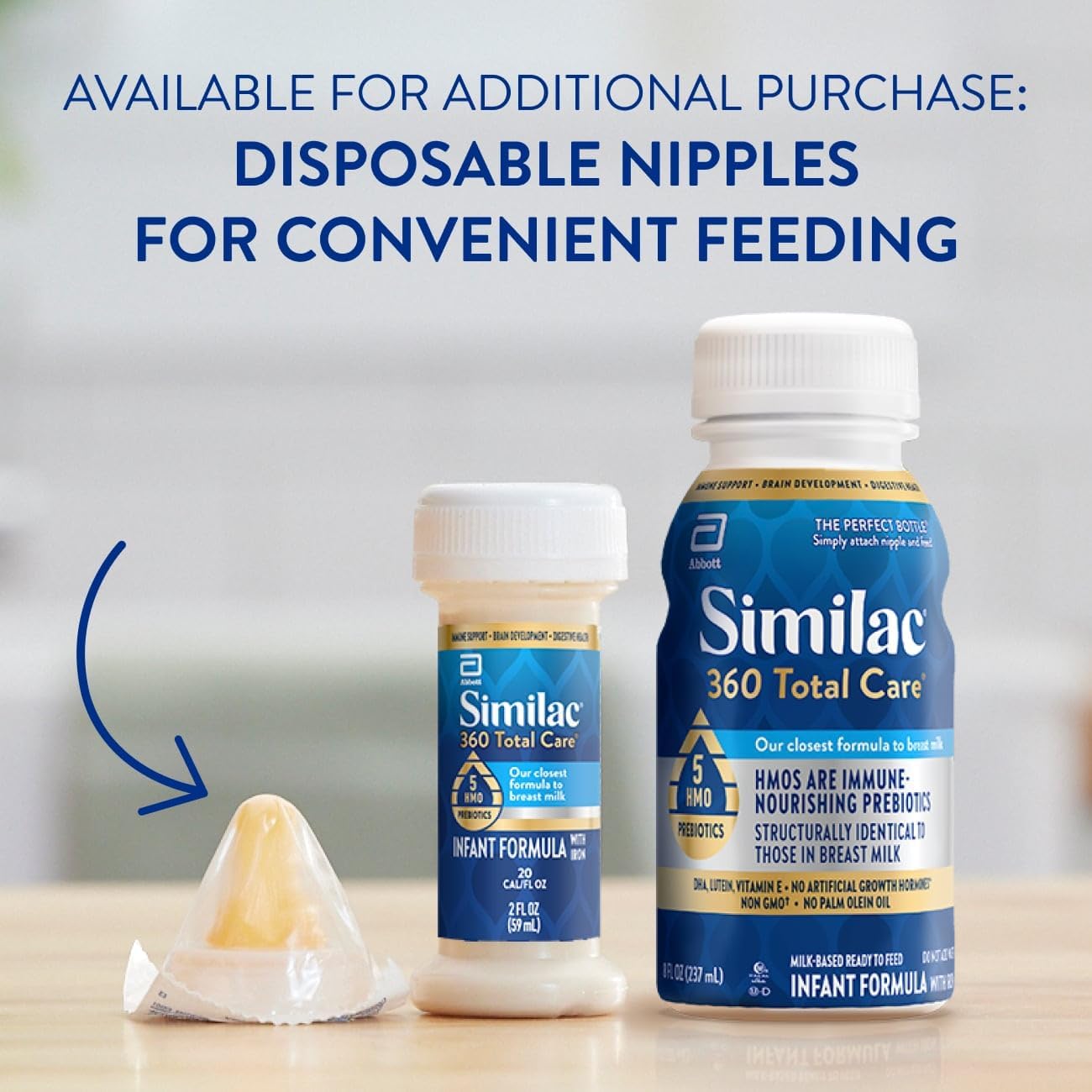 Similac 360 Total Care Infant Formula, Has 5 HMO Prebiotics