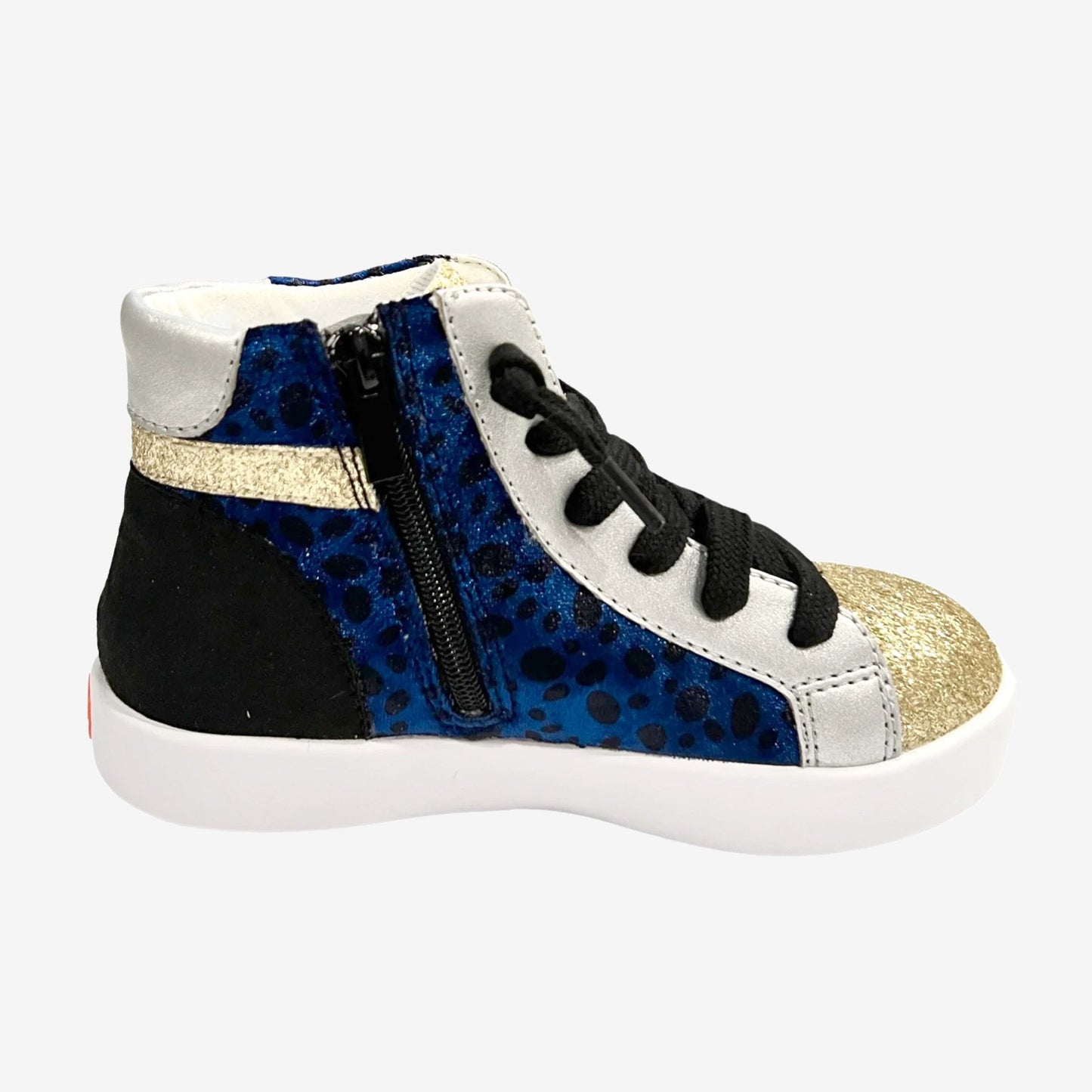 Abby Navy Color Fashion Elevate Sneakers