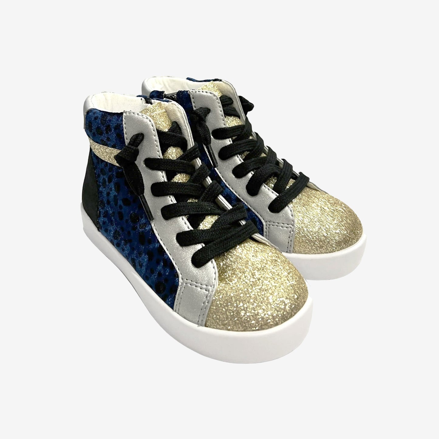 Abby Navy Color Fashion Elevate Sneakers