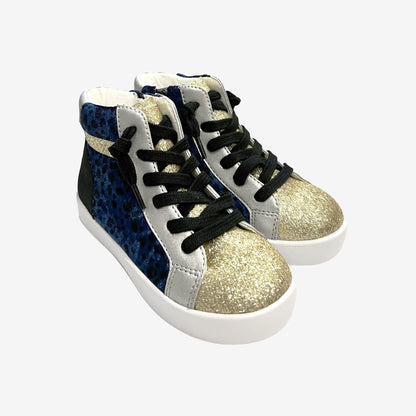 Abby Navy Color Fashion Elevate Sneakers