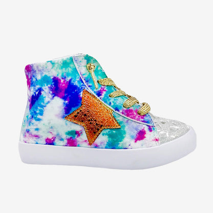 Avery Metallic Glitter Sneakers for Fashionable Style
