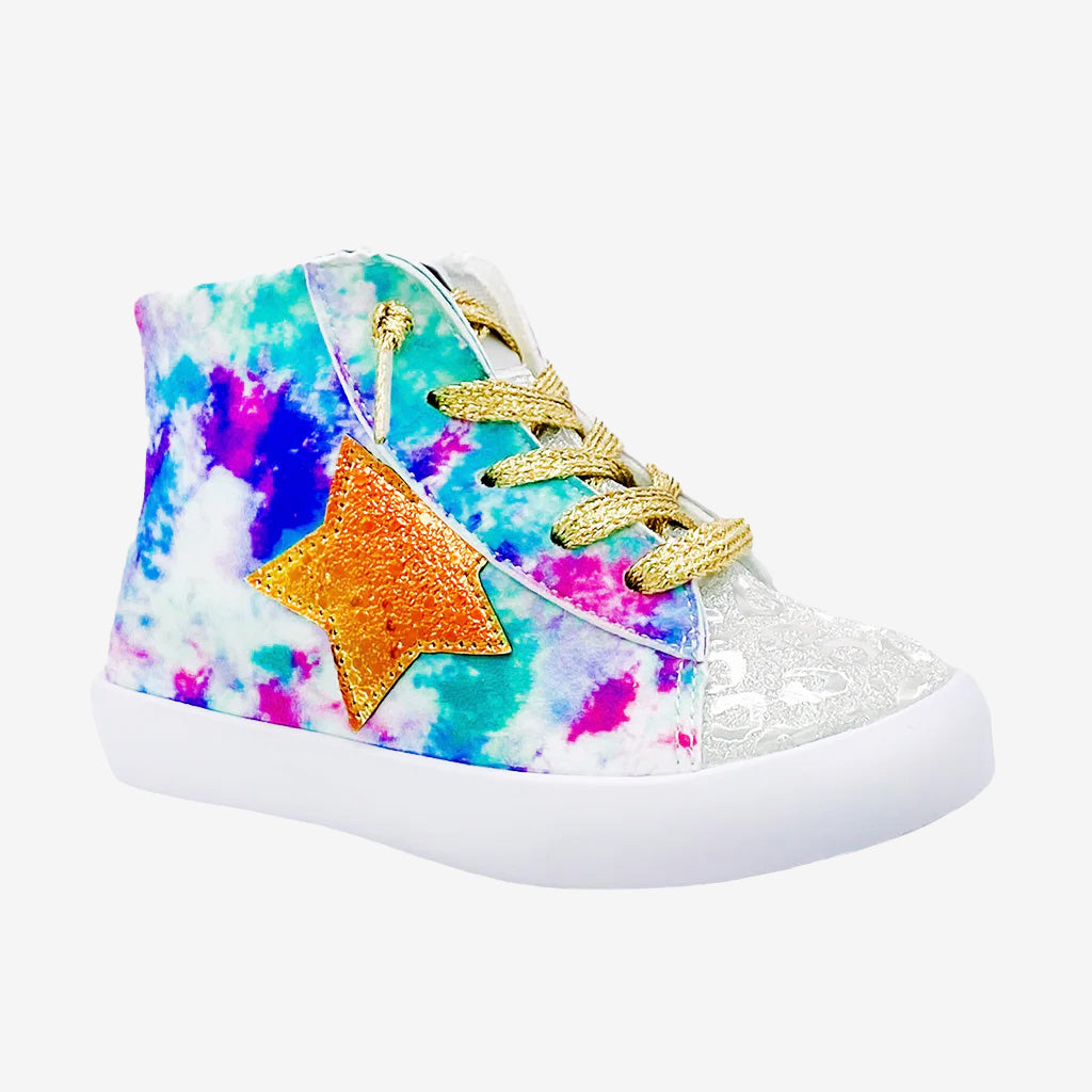Avery Metallic Glitter Sneakers for Fashionable Style