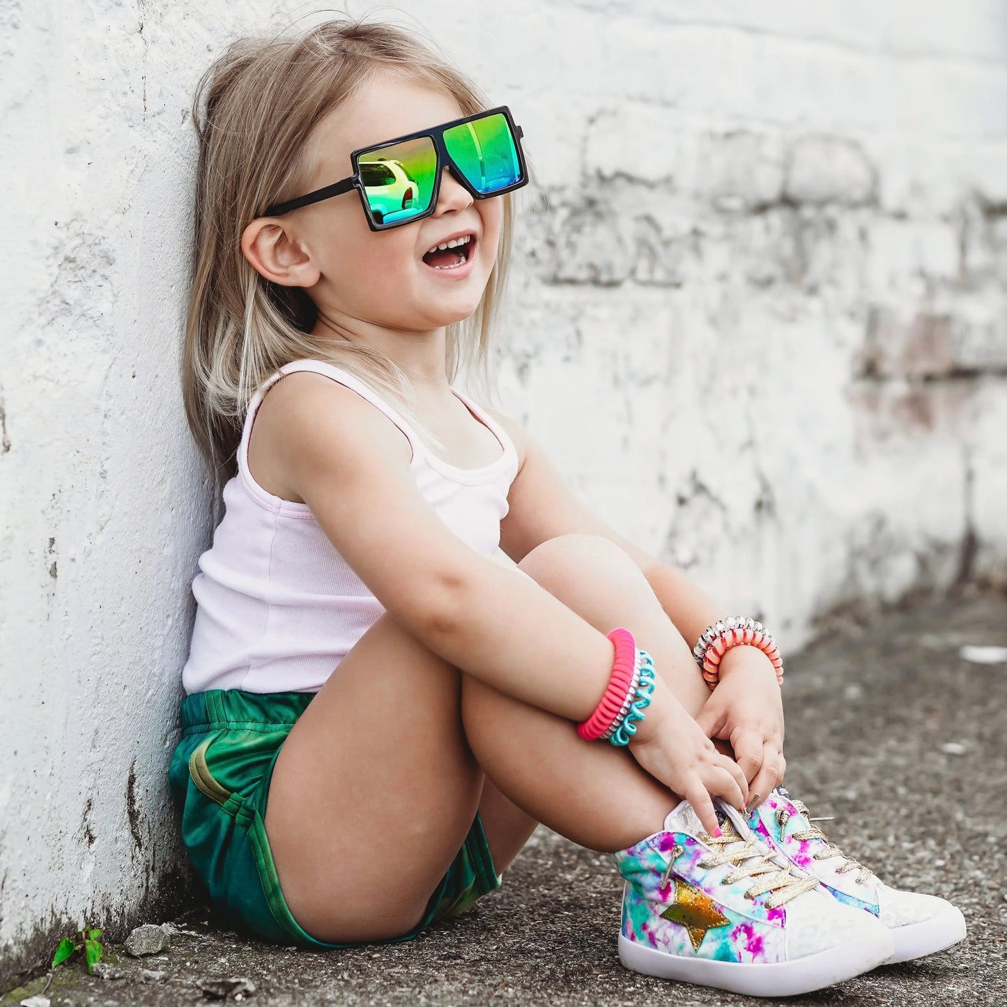 Avery Metallic Glitter Sneakers for Fashionable Style