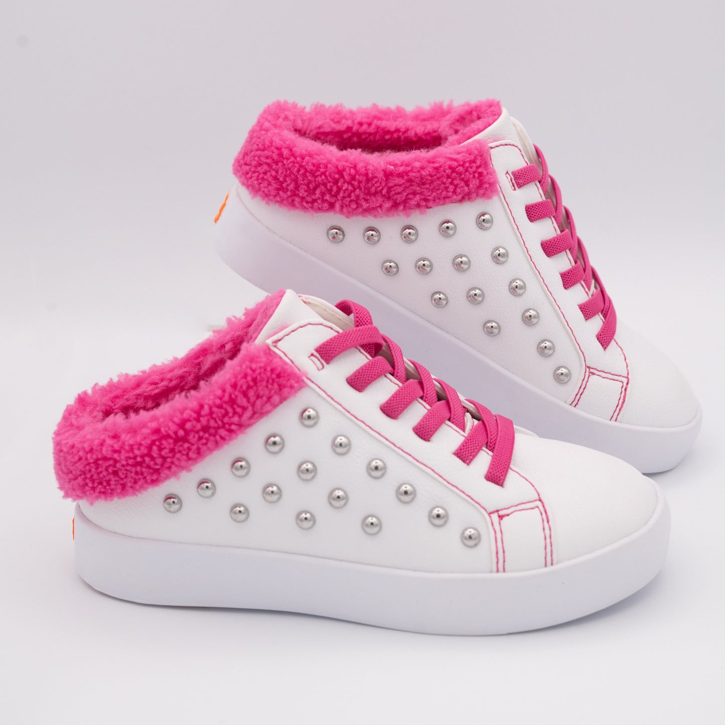 Brooke Cozy Fleece Pink Sneakers