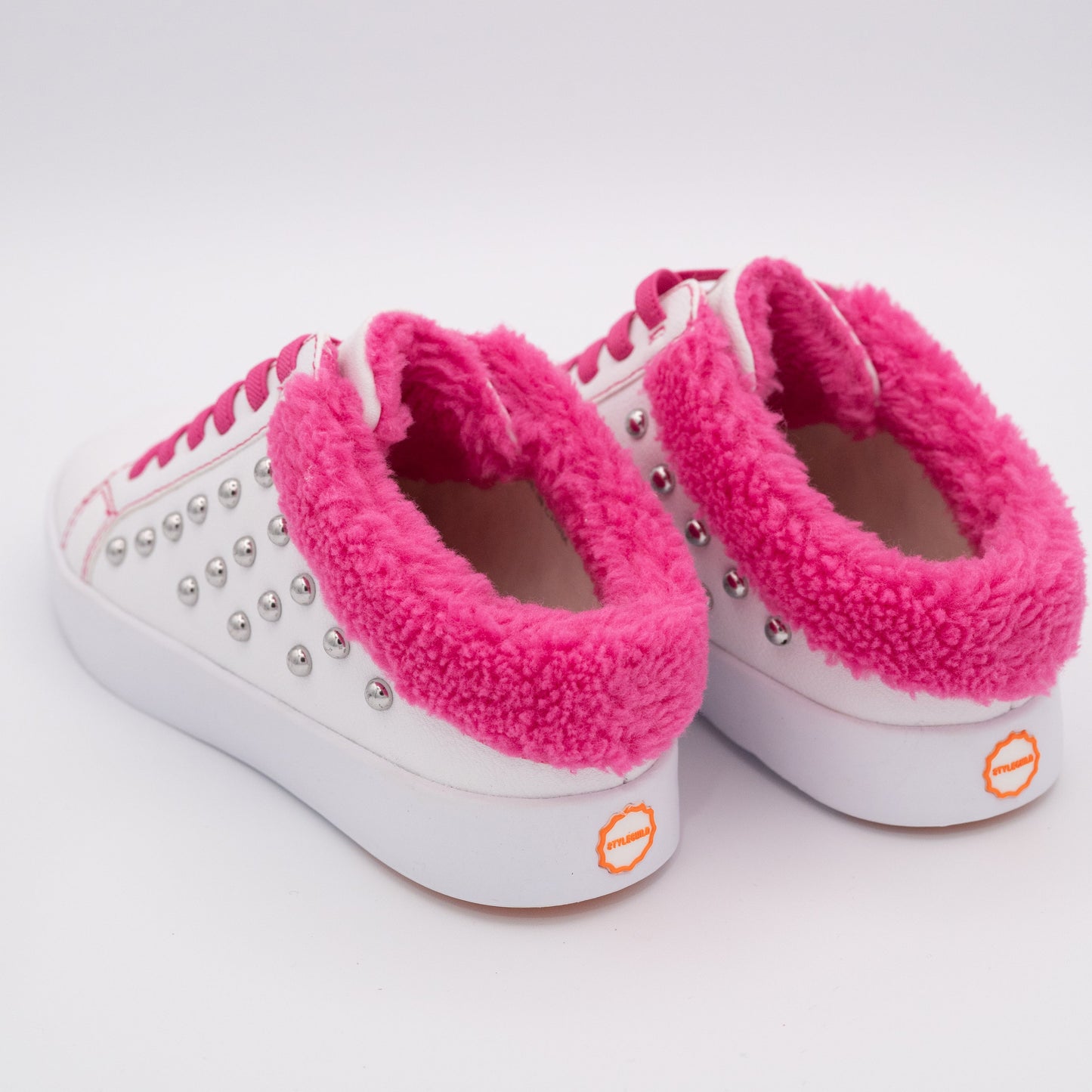 Brooke Cozy Fleece Pink Sneakers