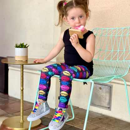 Gemma Purple Glitter Star sneakers