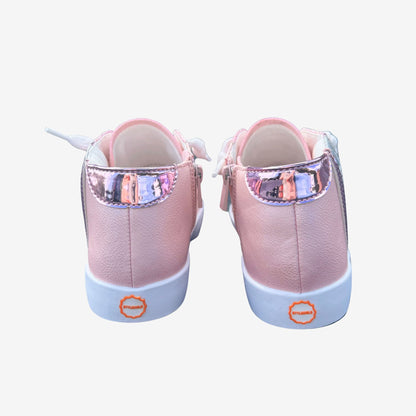 Elegant Pink Glitter Sneakers for Women