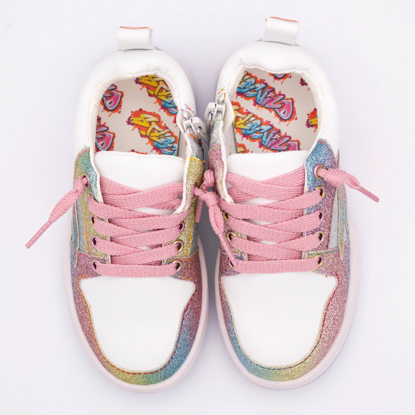 Sivania Low Tops Glitter Pinky Sneakers