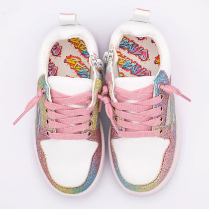 Sivania Low Tops Glitter Pinky Sneakers