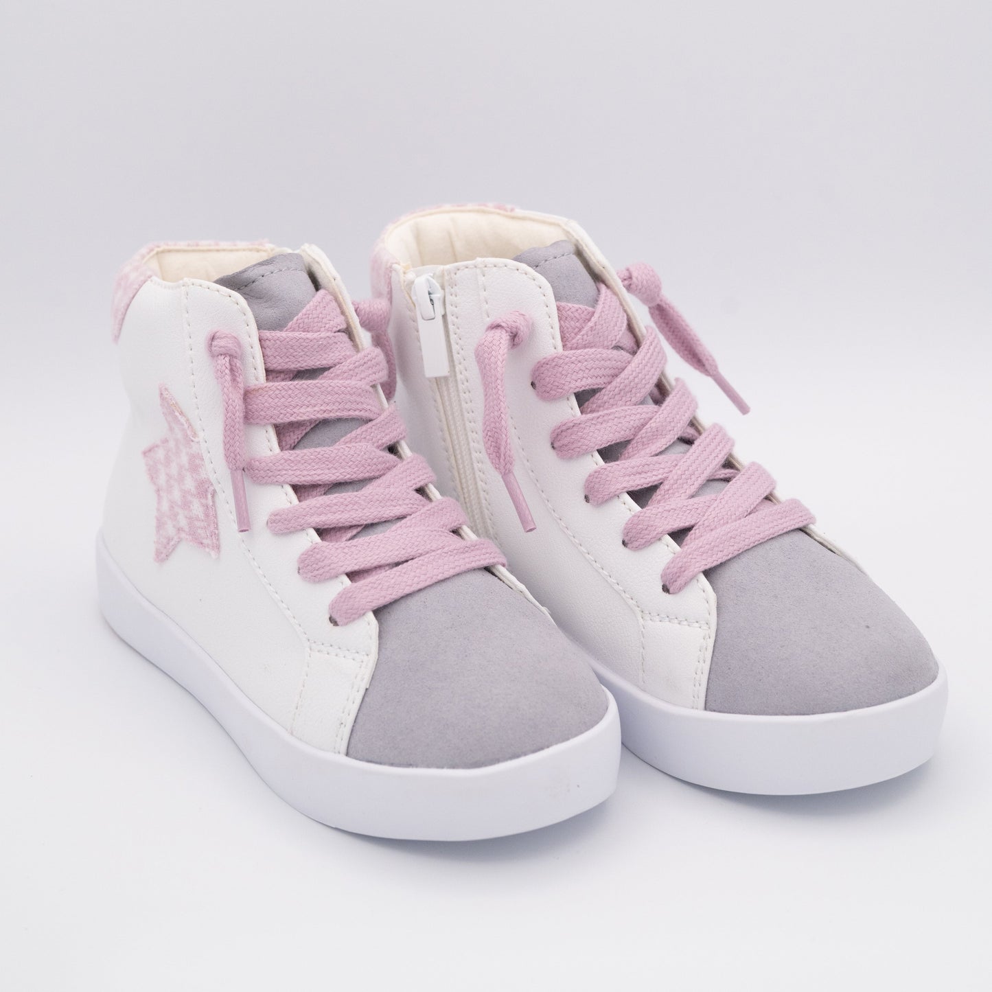Taylor Fashion Hightops Pink Sneakers