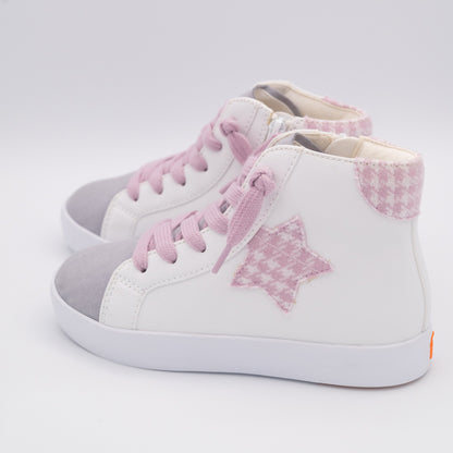 Taylor Fashion Hightops Pink Sneakers