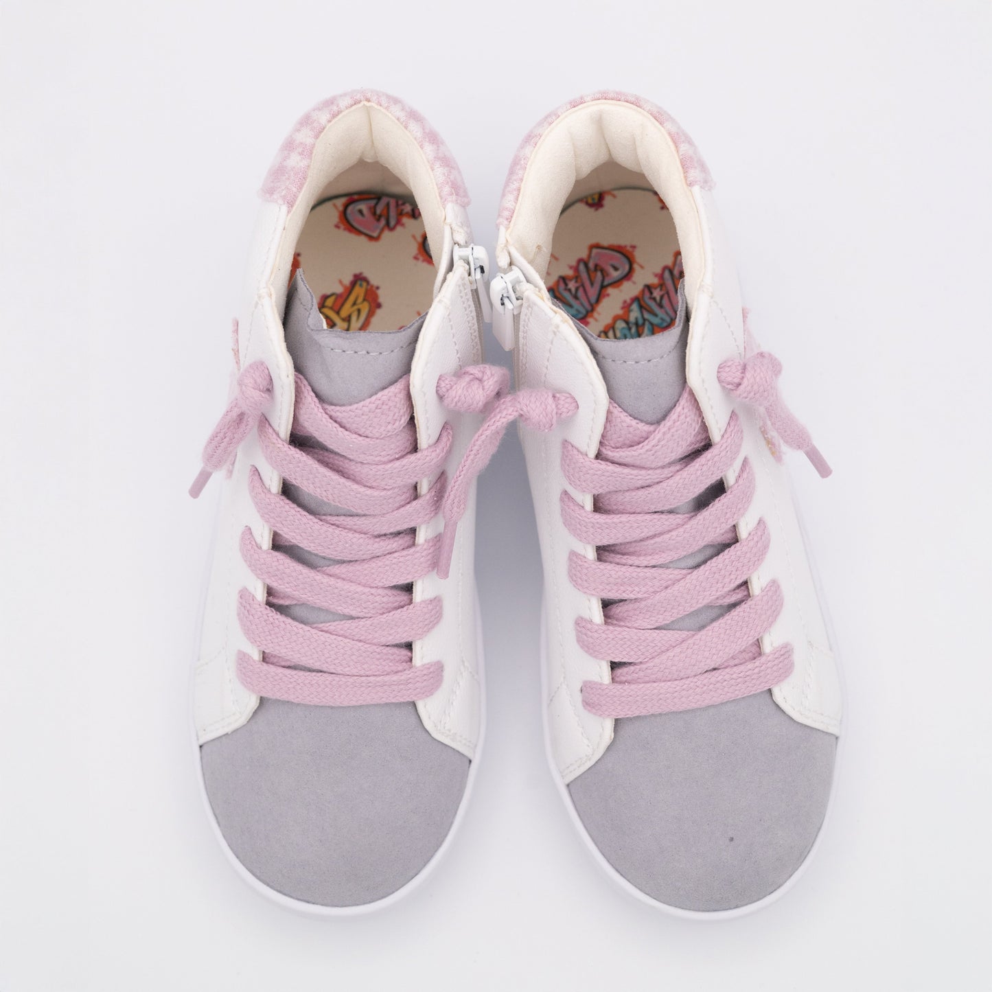 Taylor Fashion Hightops Pink Sneakers
