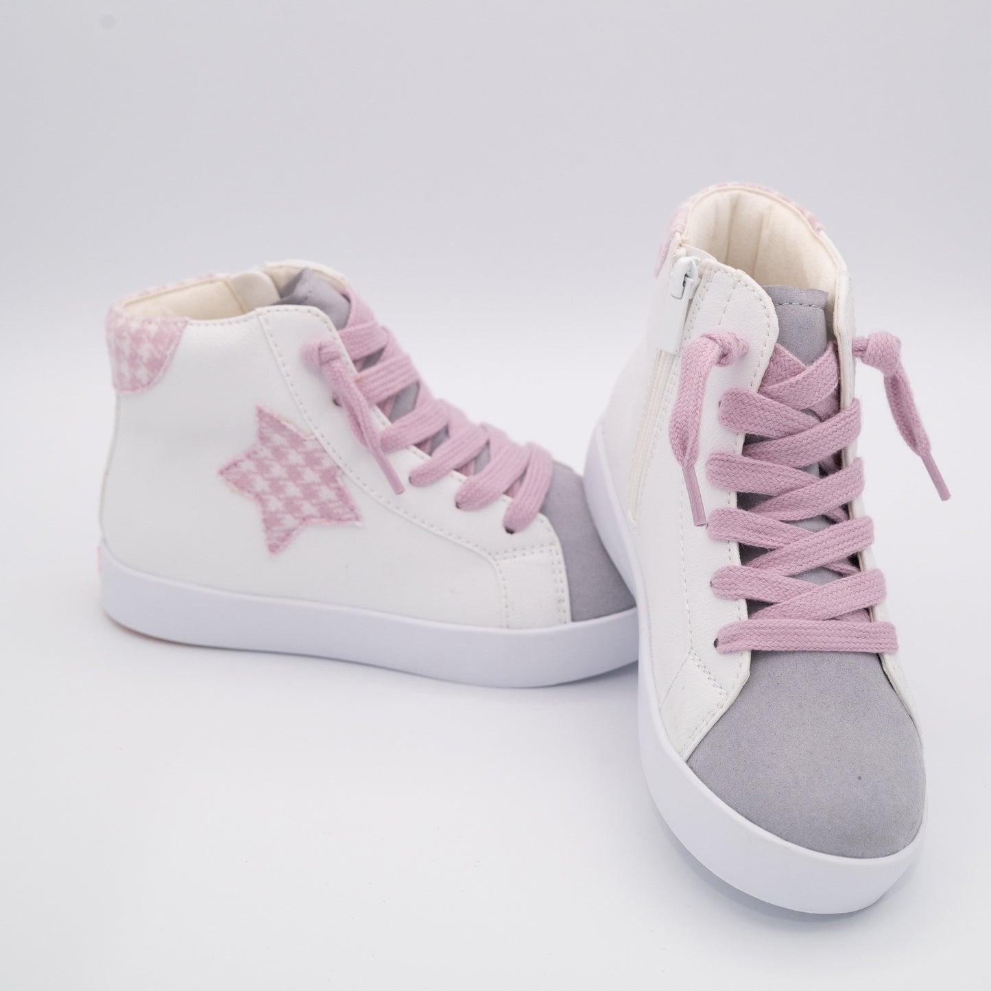 Taylor Fashion Hightops Pink Sneakers