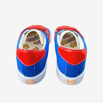 Wolff Low Velcro Straps Leather Sneakers