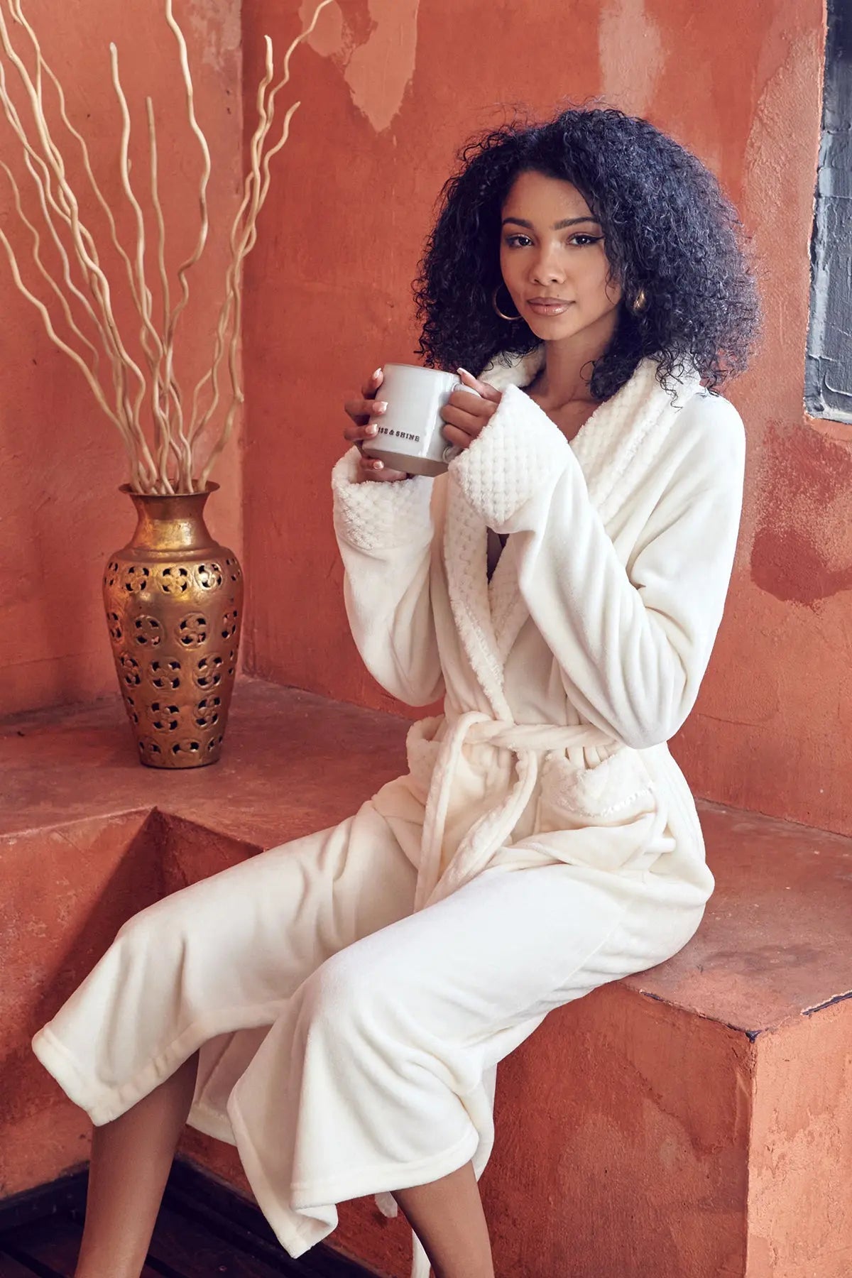 Yojaini Ultra Soft Plush Bathrobe