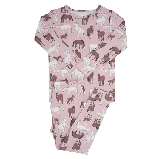 Rockie Wild Horses Big Kid Pajama Set