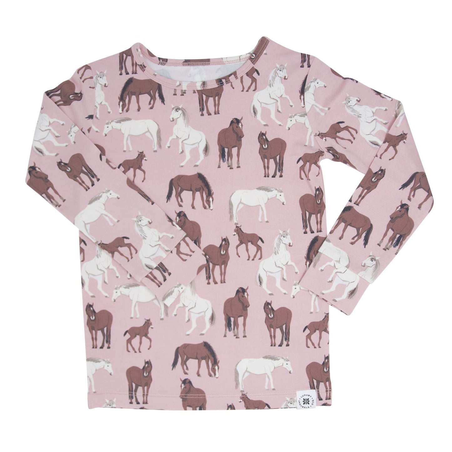 Rockie Wild Horses Big Kid Pajama Set