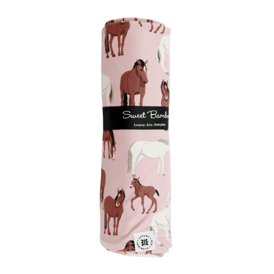 Vero Wild Horses Swaddle