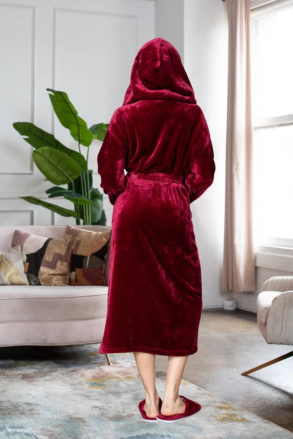 Jessica Plush Hooded Robe - Spa-Worthy Comfort at Home