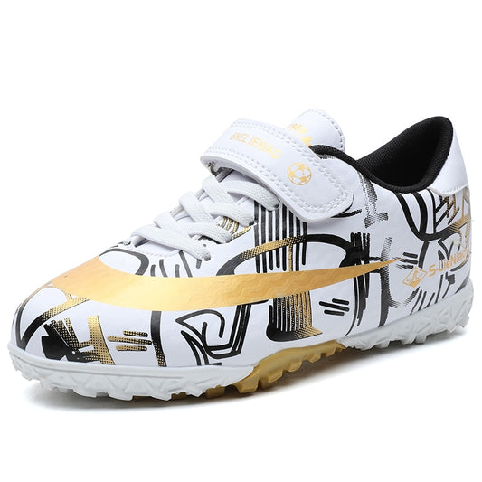 Football Shoes For Kids White Low Top Comfortable Boys