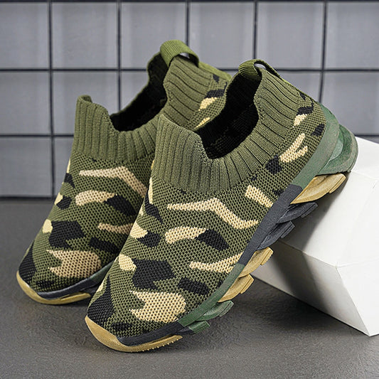 Camouflage Green Sneakers for Boys Kids Shoes