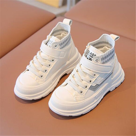 Boots Fashion Kids Casual Sneakers White Girls Boys Shoes - GuGuTon