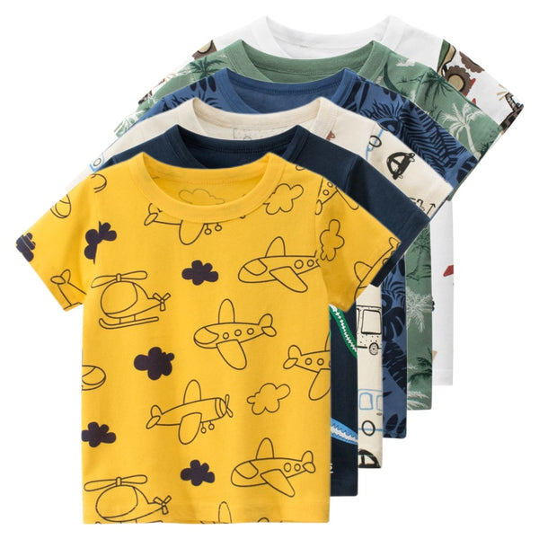 Jaimico for Kids Shirts Baby Sleeve Full Print Toddler Cotton - GuGuTon