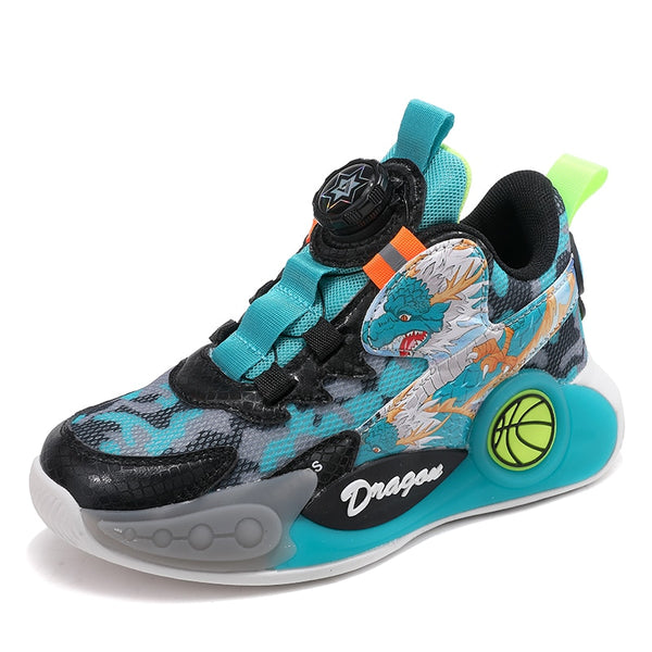 Sell Children Basketball Shoes Boys Basket Boots Non-slip - GuGuTon