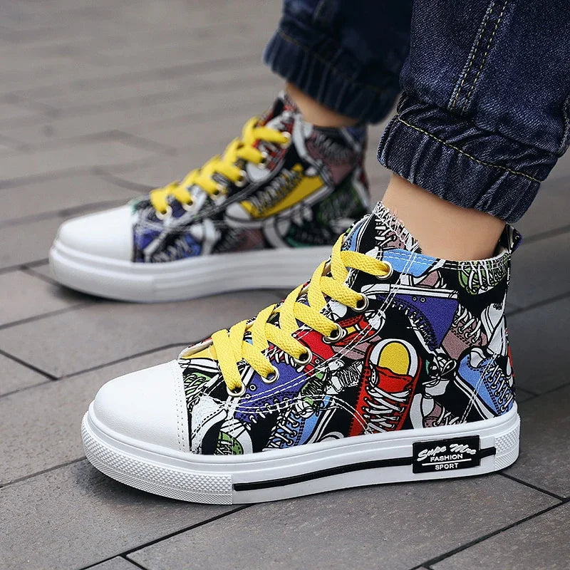 Spring Children Canvas Shoes Kids Casual Sneakers Girls and Boys - GuGuTon baby store - Baby Fashion - Toddlers Outfits - Babies Outfits - Toddler Clothes - Kids Clothing - Newborn Clothes - Newborn Wear - Kids Wear - Trending Clothes - Trending Outfits - Fall Fashion - Winter Fashion - Girls Clothes - Boys Clothes - Babies Wear - Kids Accessories - KidsWear - Summer Clothes - Summer Fashion - Summer Trend - Falls Sweaters - Tops - Bottom - Jeans - Blouse - Dresses - Newborn Dresses - Toys
